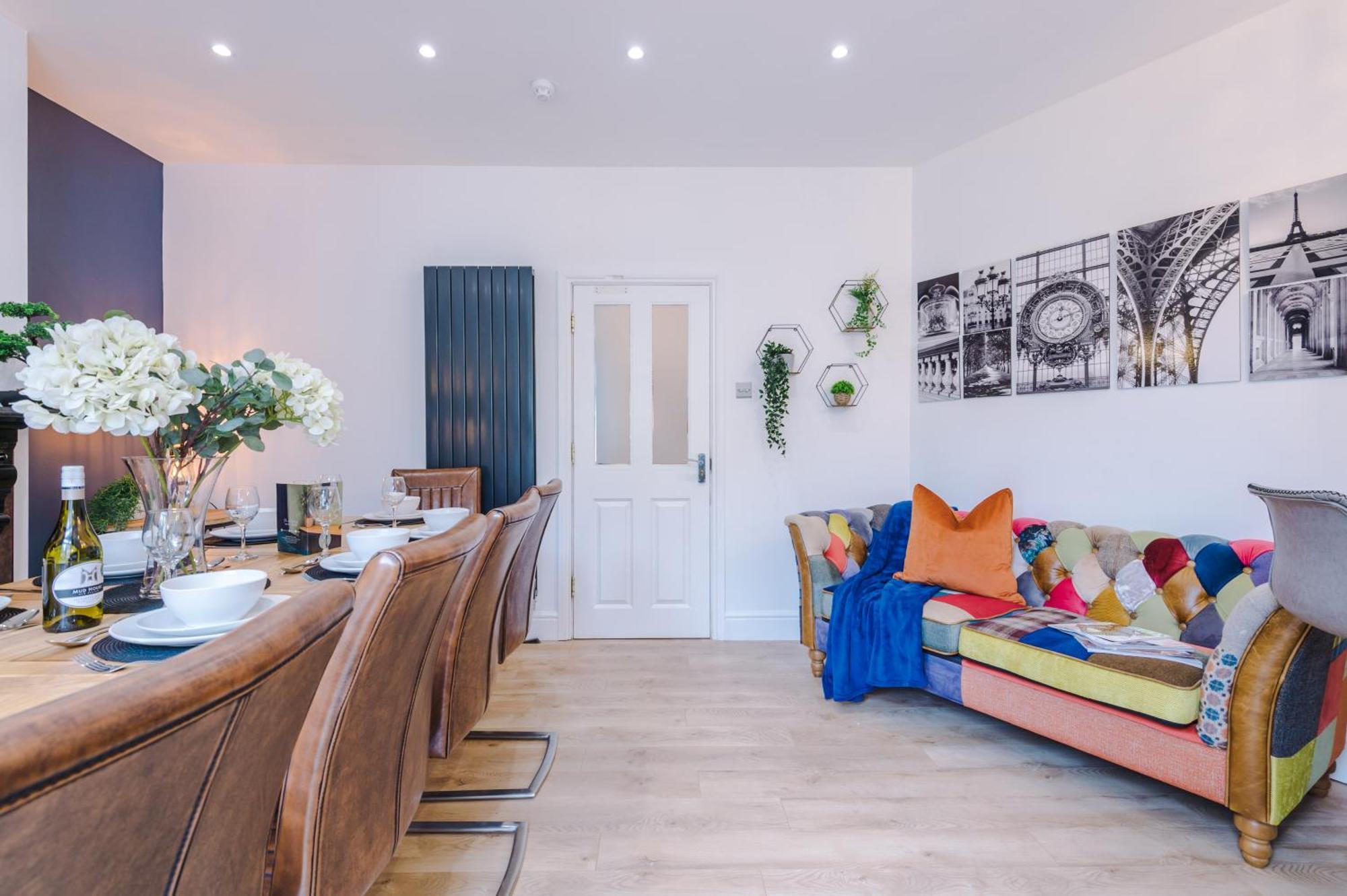 Incredible - Five Bedroom - 7 Actual Beds - 6 Bathroom House By Purestay - Central Bath With Parking Bagian luar foto