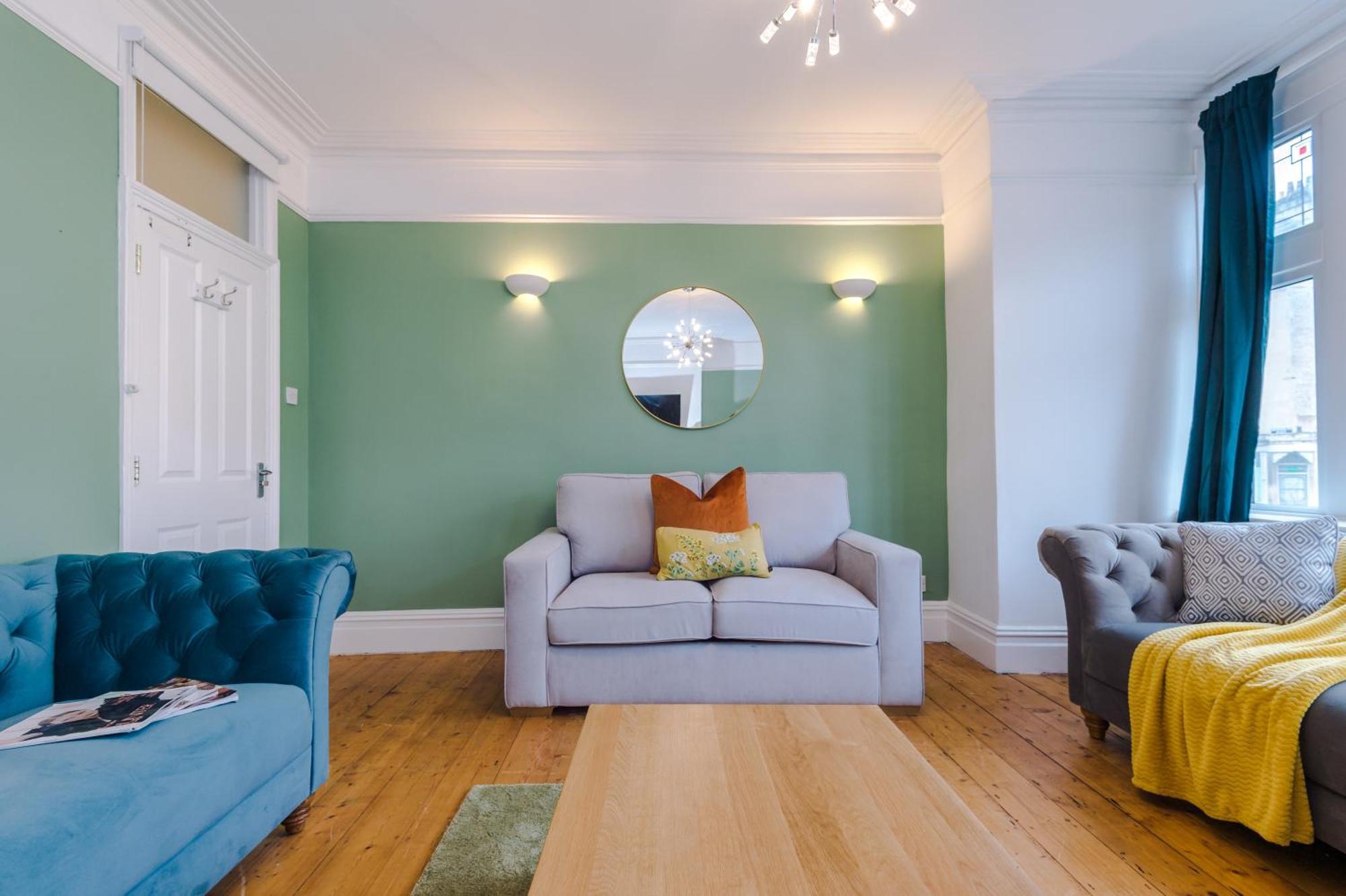 Incredible - Five Bedroom - 7 Actual Beds - 6 Bathroom House By Purestay - Central Bath With Parking Bagian luar foto