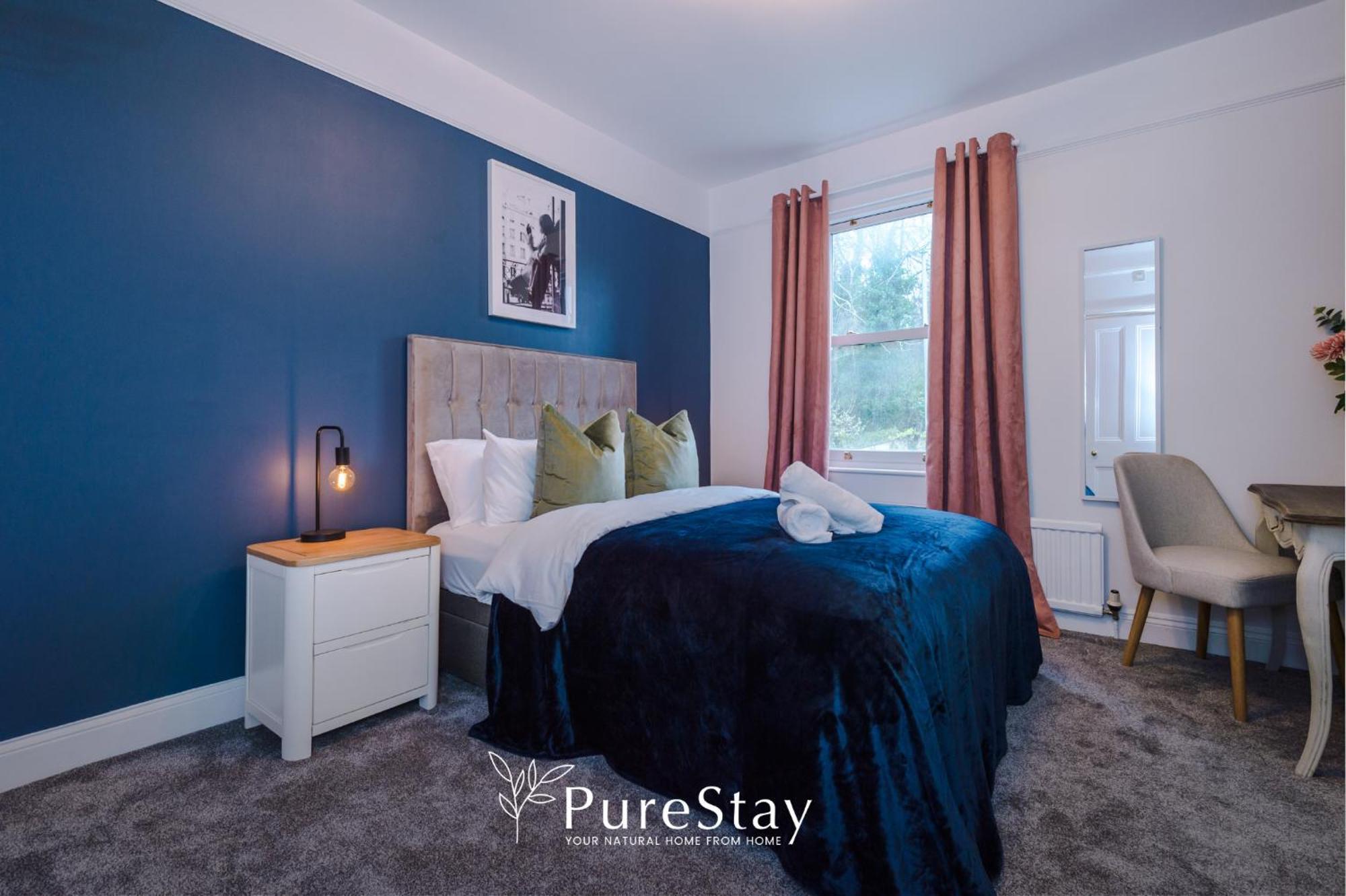 Incredible - Five Bedroom - 7 Actual Beds - 6 Bathroom House By Purestay - Central Bath With Parking Bagian luar foto